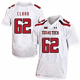 Texas Tech Red Raiders 62 Le'Raven Clark White College Football Jersey Dzhi,baseball caps,new era cap wholesale,wholesale hats